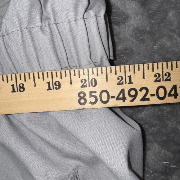 Vintage Para Suit Gray Belted Full ZIp Jumpsuit Short Sleeve Mens 54 Long - Picture 9 of 15